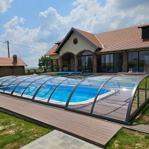 Transparentna kupola, tip: Azure Flat Transparent, kupola za bazene AZFC “shop online”